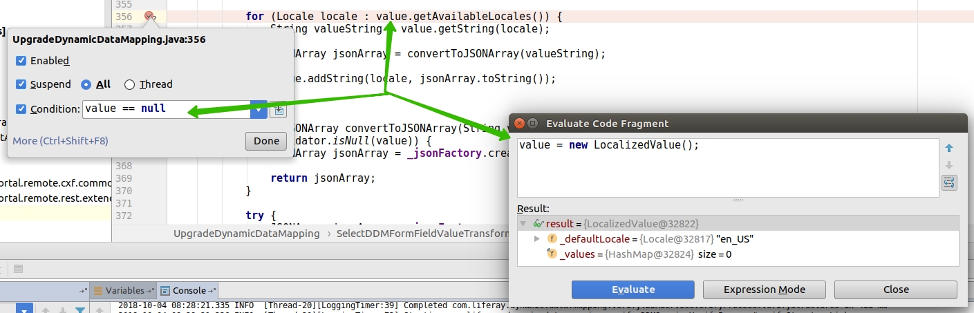 How to fix Liferay NullPointer upgrading DDM