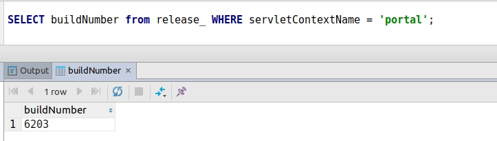 Liferay 6203 buildNumber