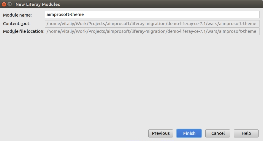 Liferay theme creation_Aimprosoft