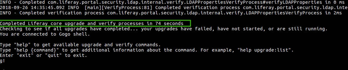 Liferay upgrade process