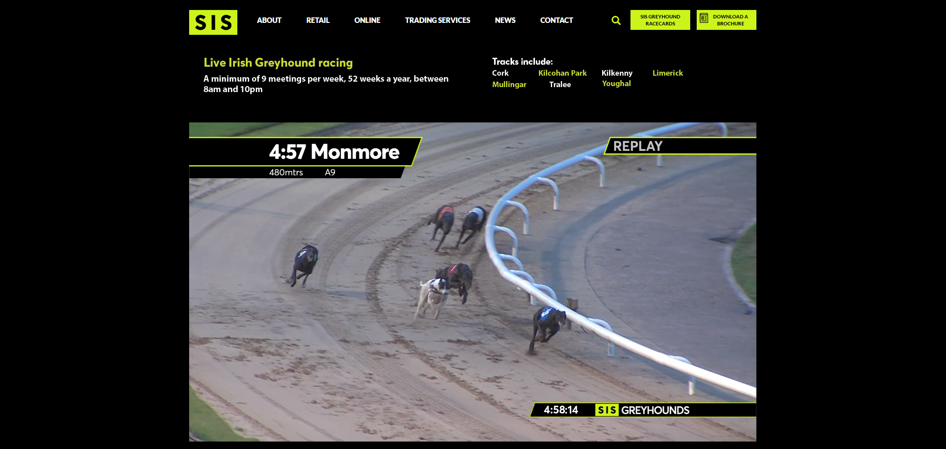 Video content of SIS Greyhound