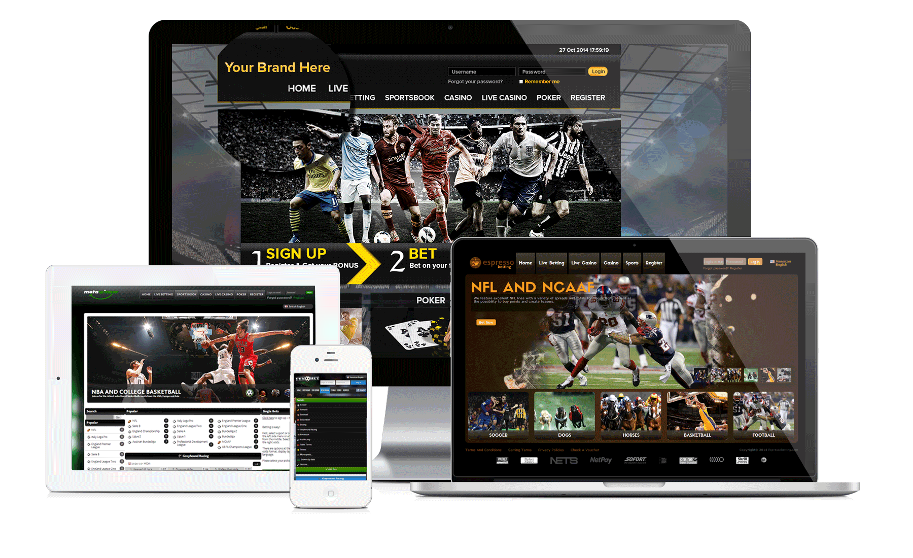 White-label sportsbook advertising