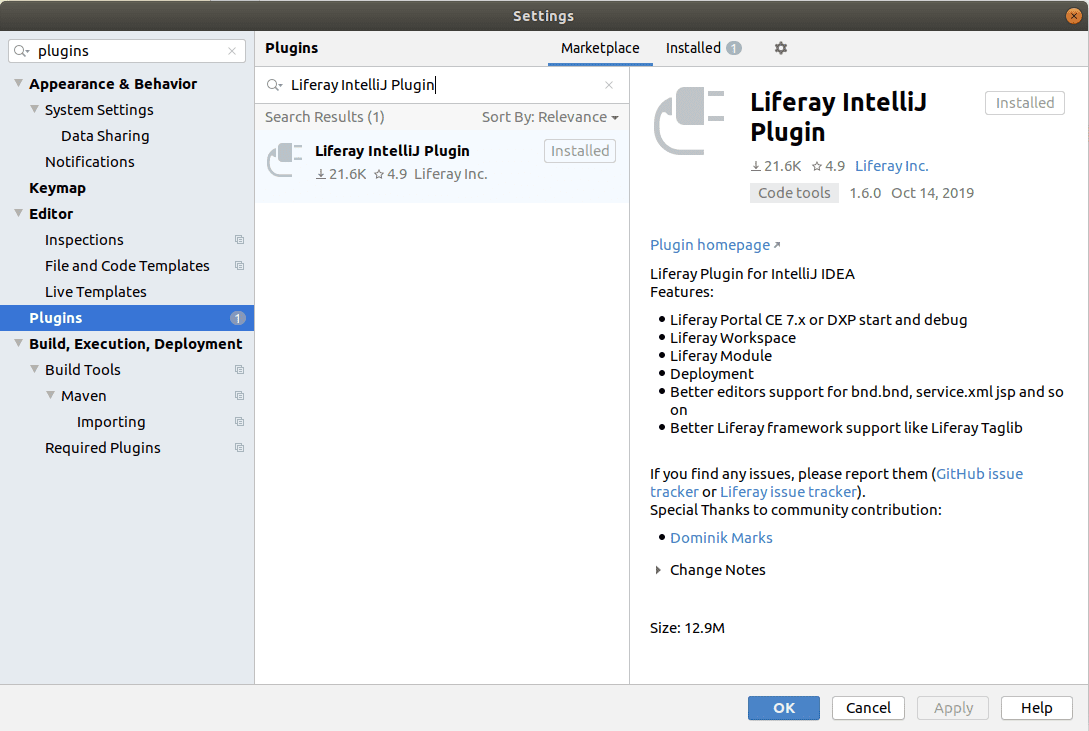 Liferay IntelliJ Plugin for IntelliJ IDEA