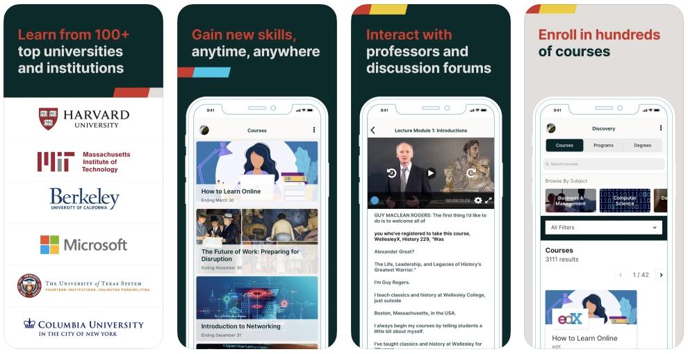 an edX educational app