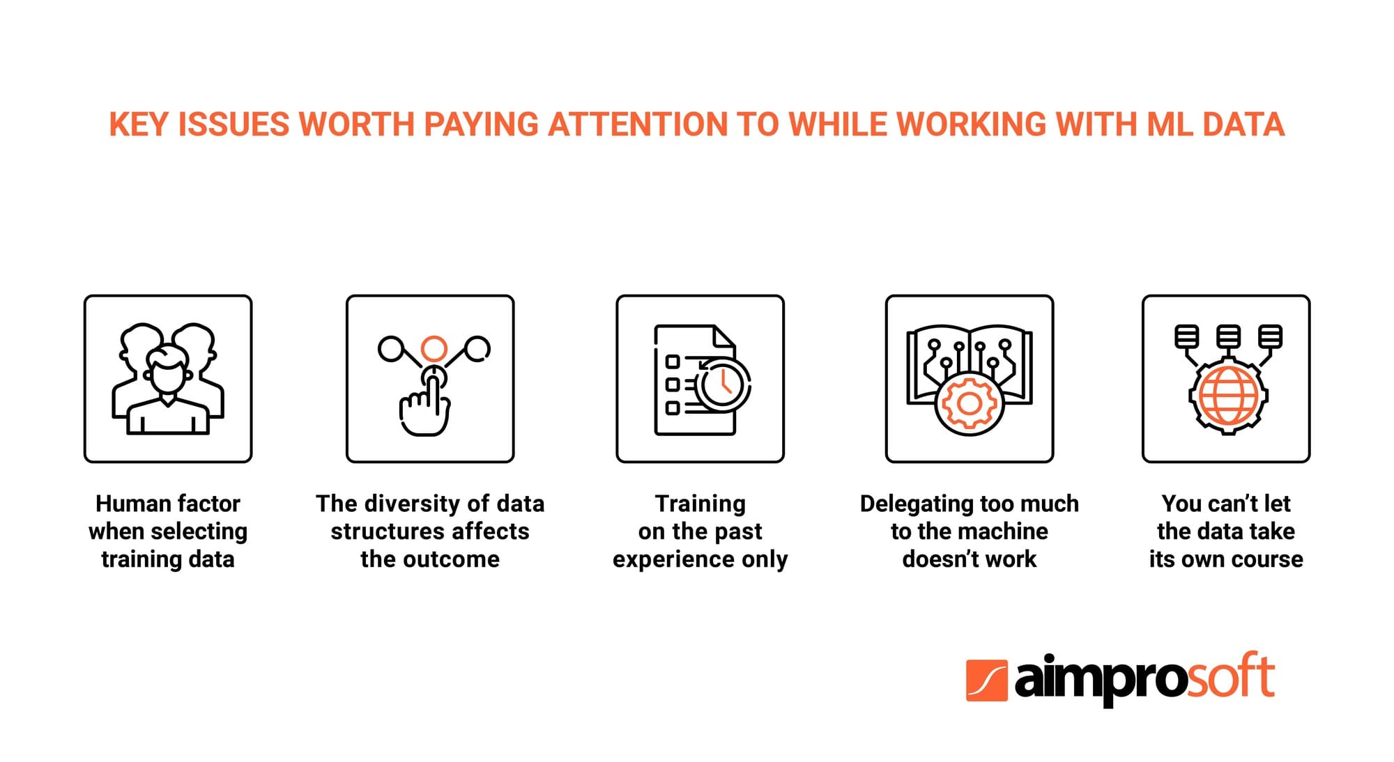 Five major challenges working with machine learning data for e-learning systems