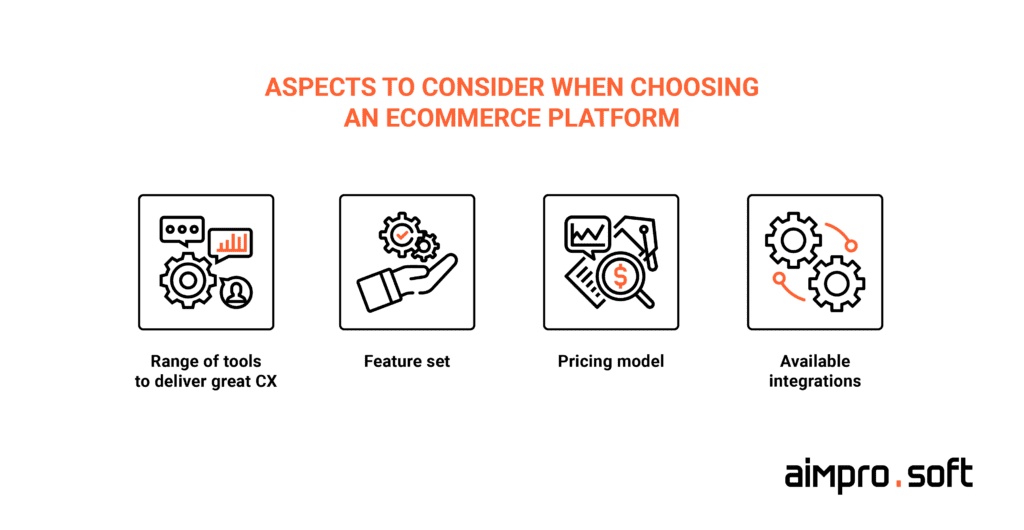 factors to consider when choosing an eCommerce platform
