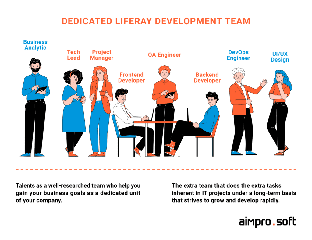  Dedicated Liferay developer team 