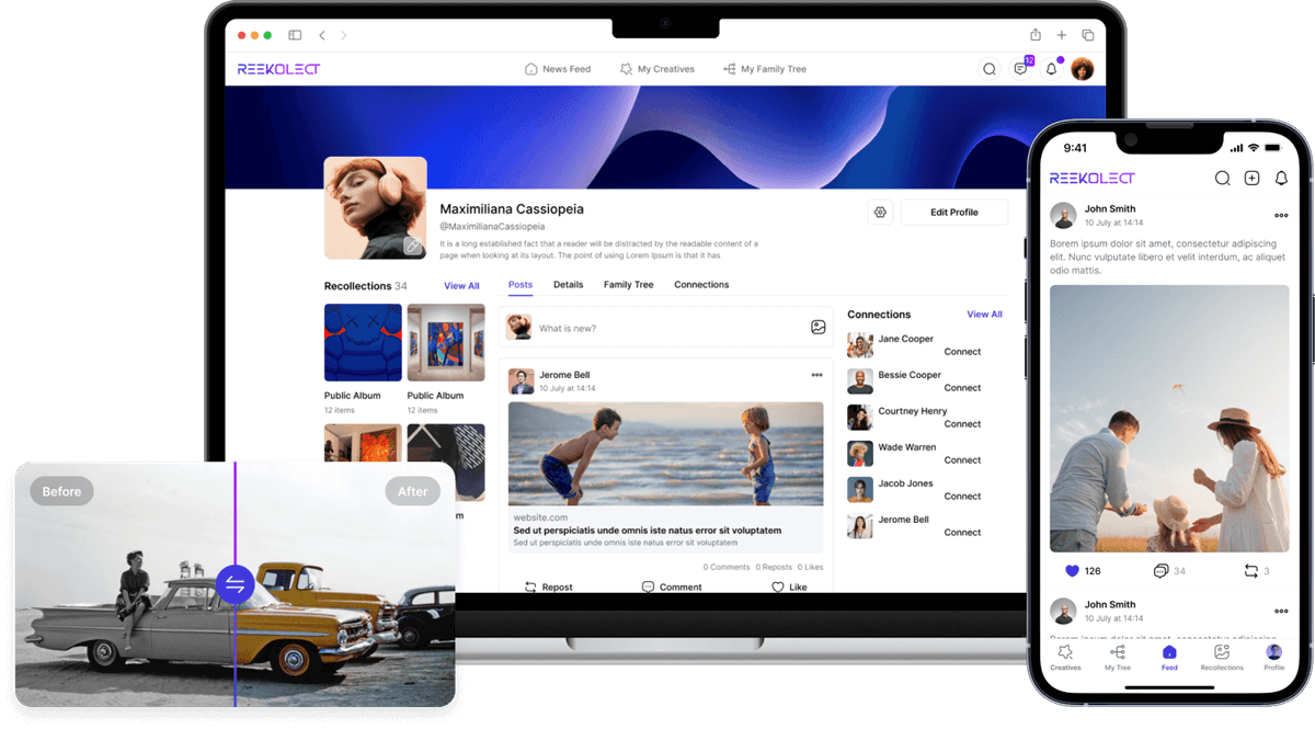 AI-Powered Social Media Platform for Reekolect
