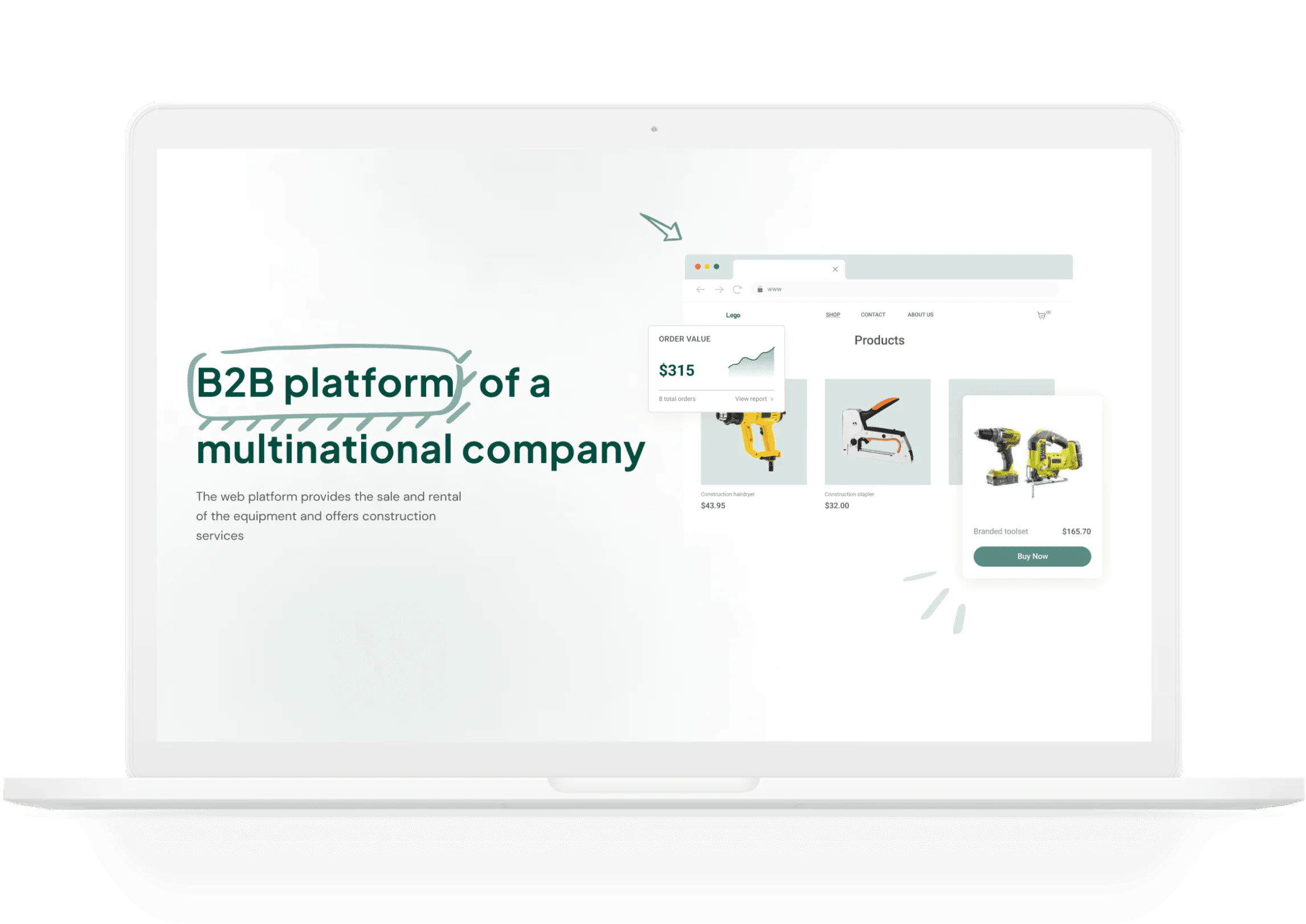 b2b platform screenshot