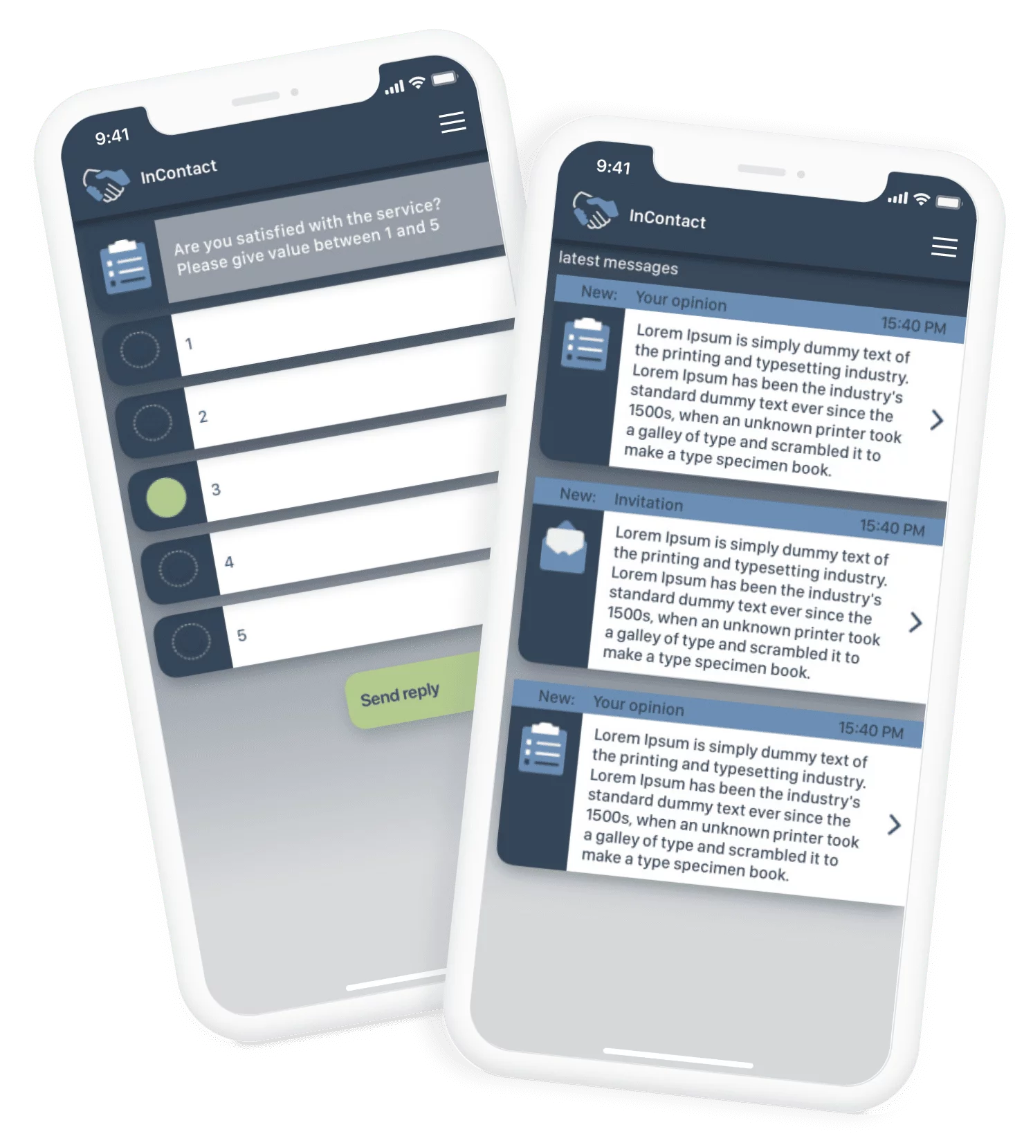 InContact mobile app image 3