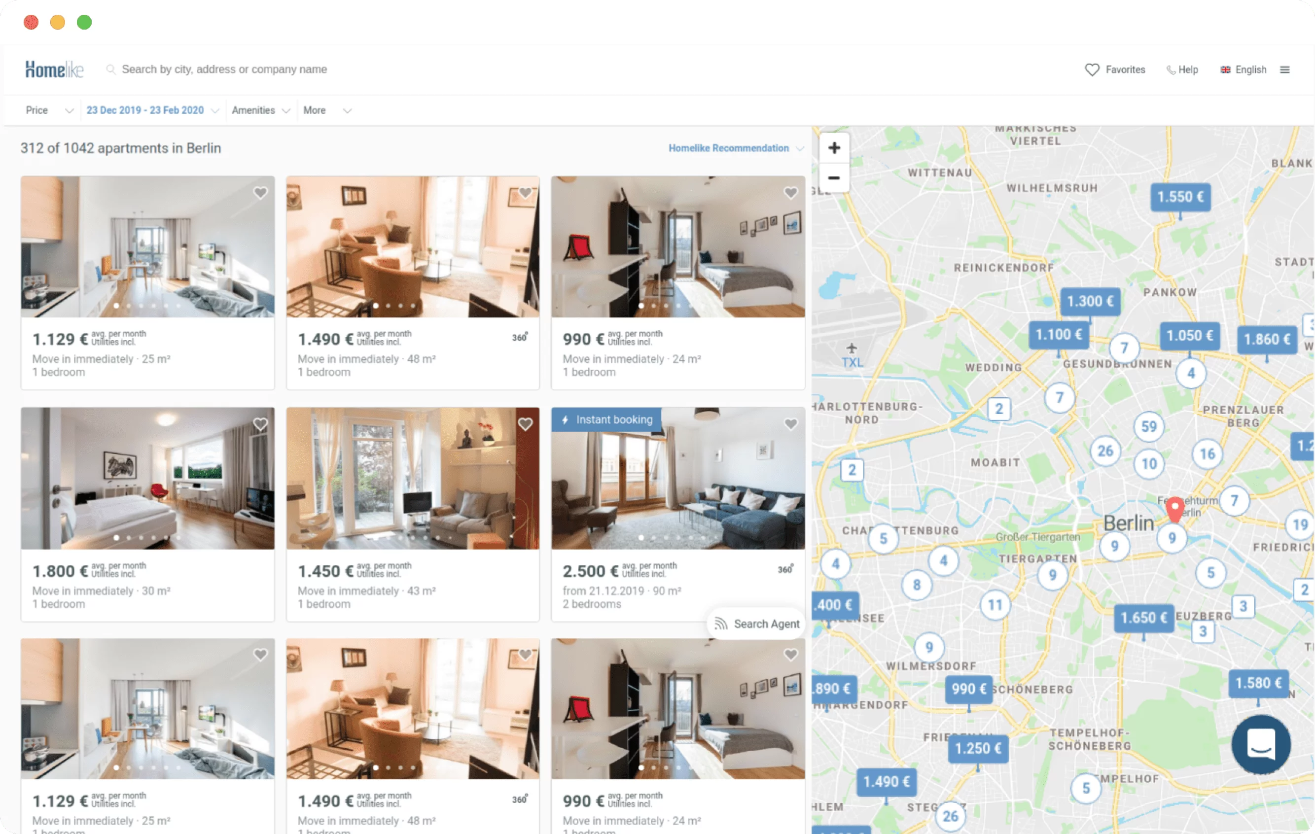 Homelike real estate platform screenshot 5