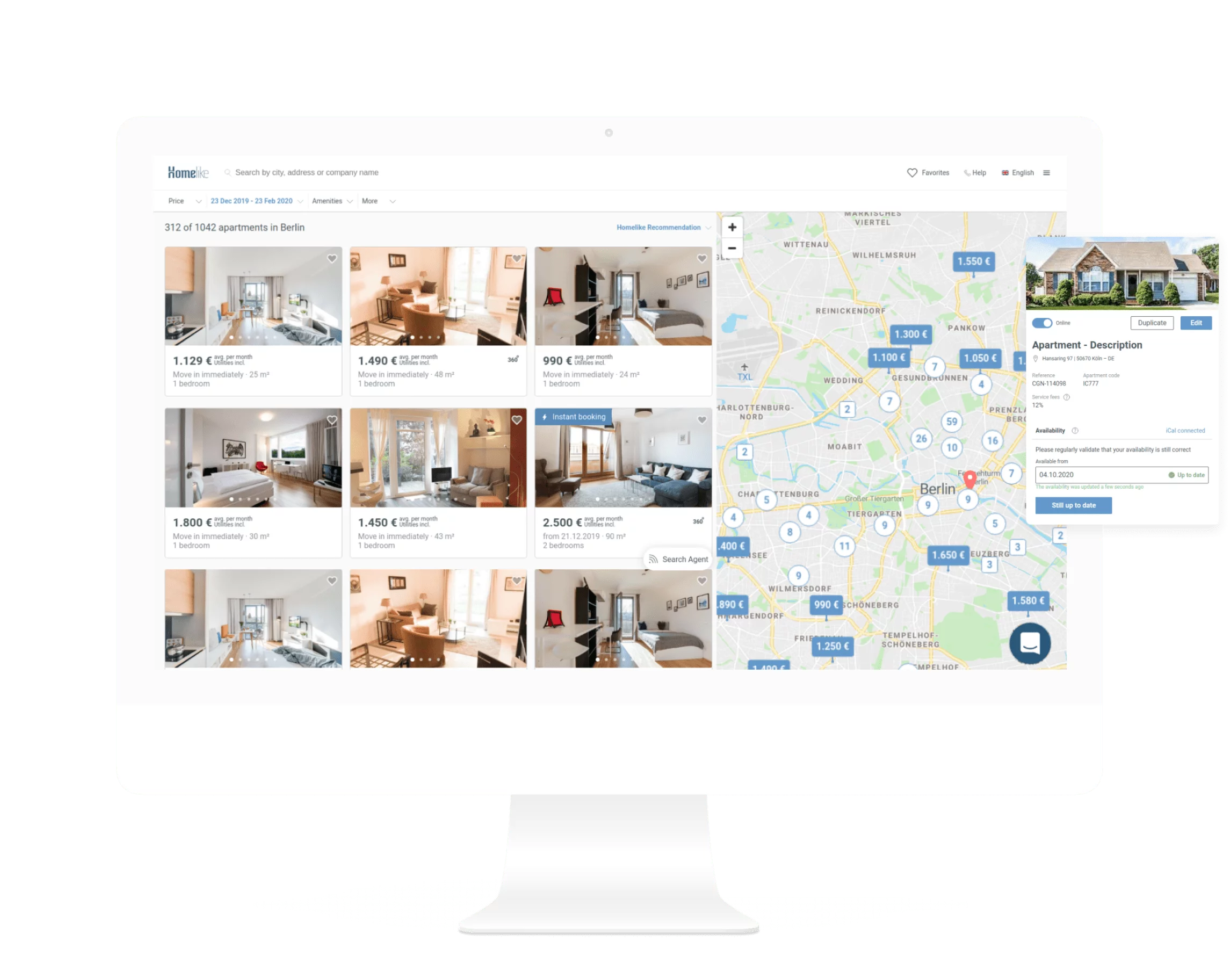 Homelike real estate platform screenshot 6