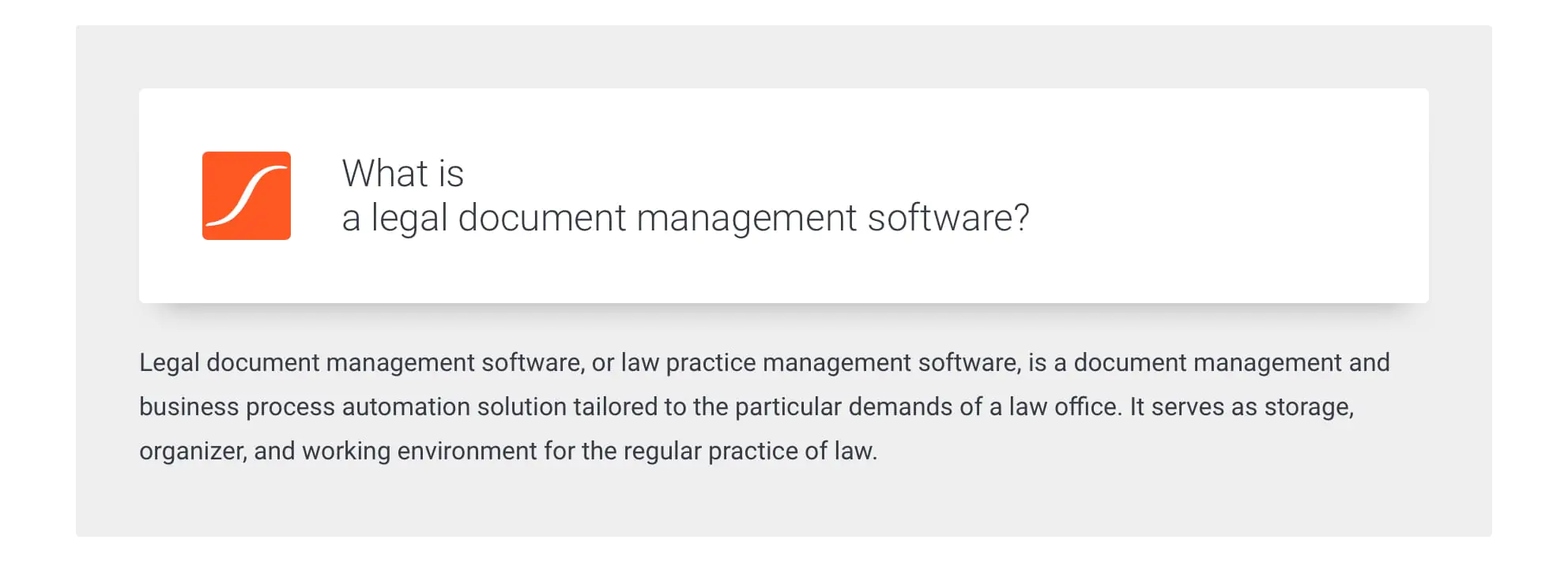 What is a legal document management system
