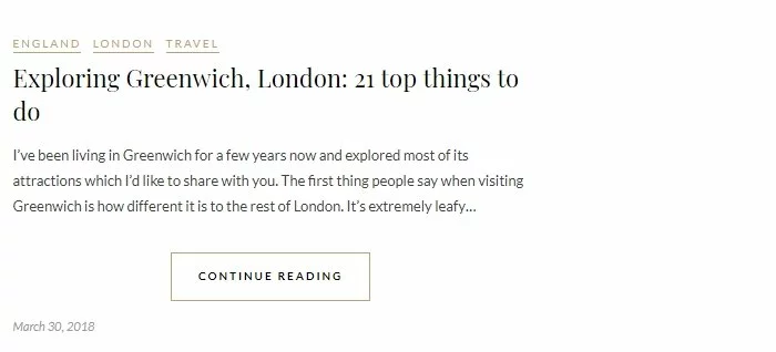Travel articles