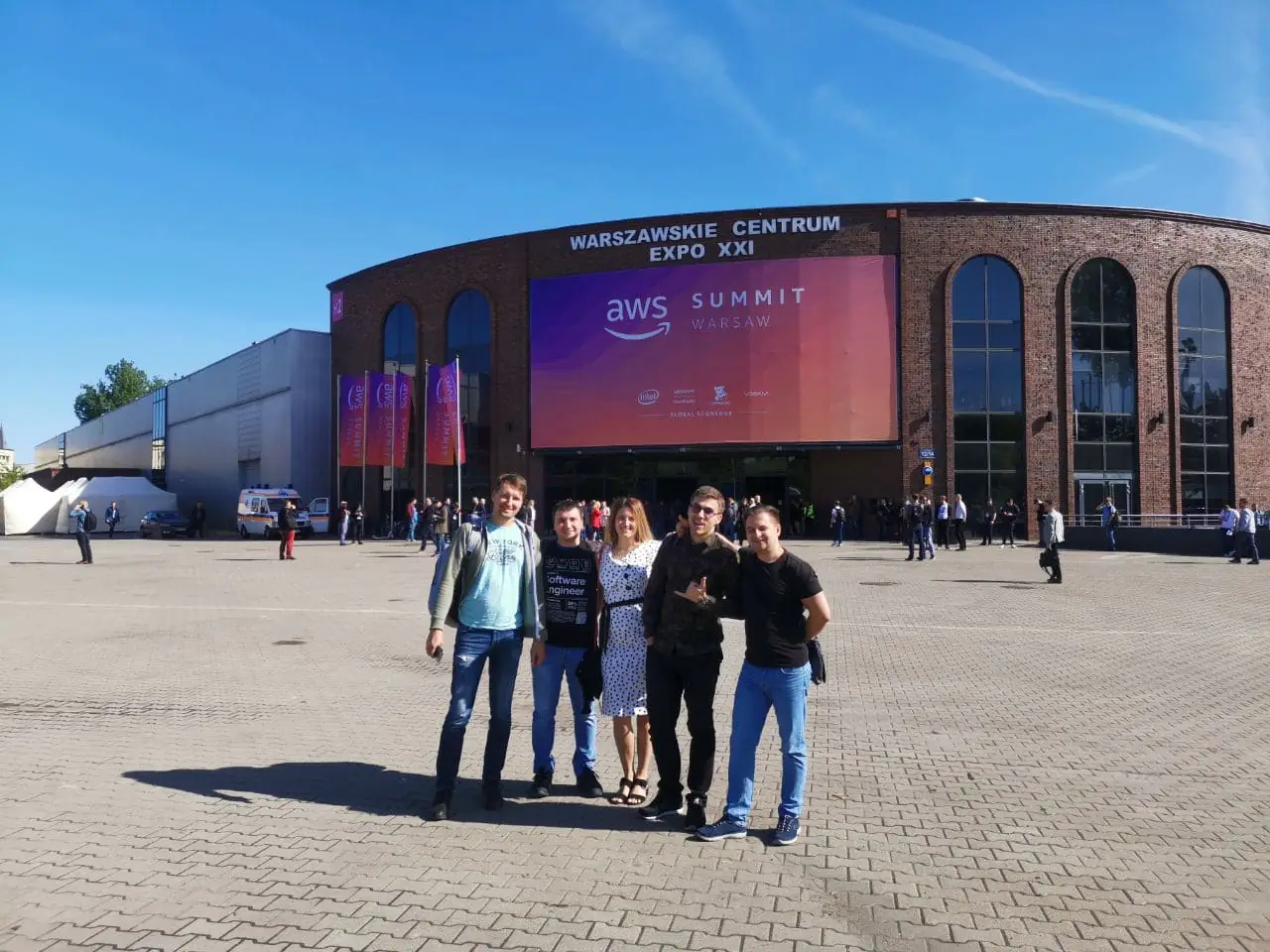 Aimprosoft team at the AWS Summit in Warsaw