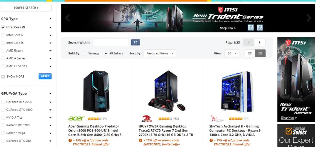 Physical products for gamers and developers on the Newegg marketplace