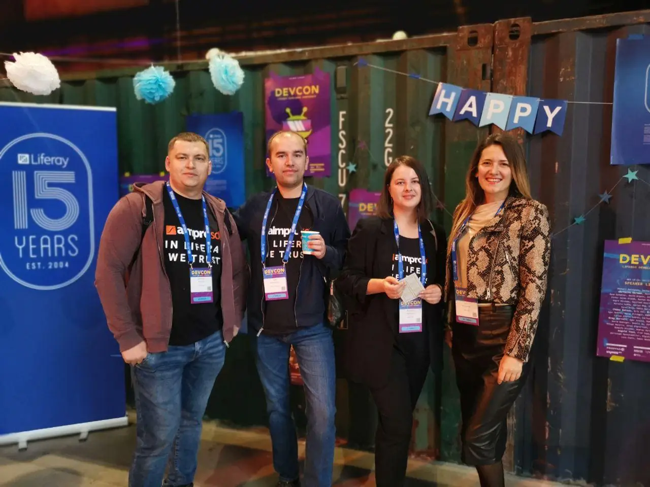 Aimprosoft team at Liferay Devcon 2019