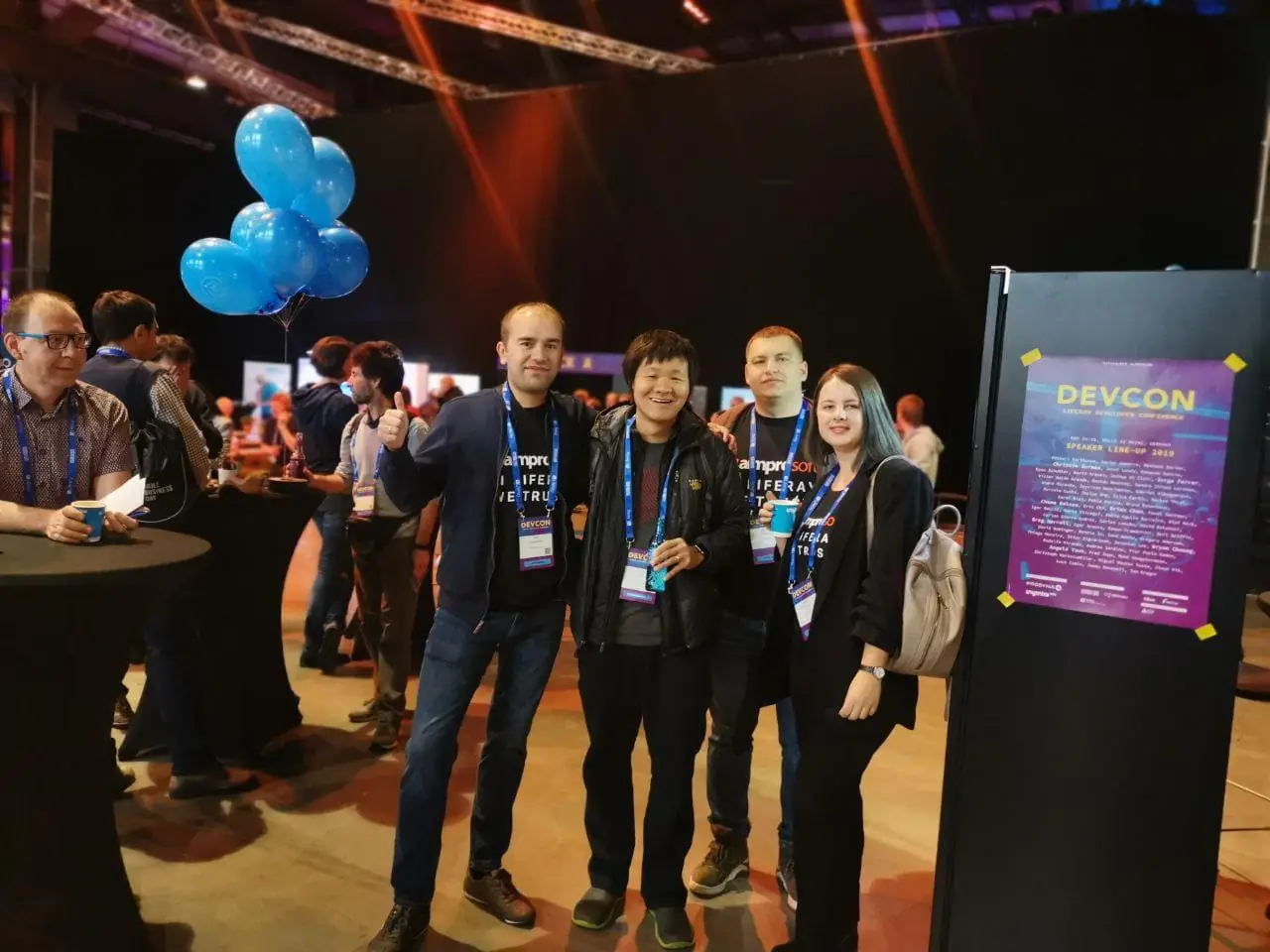 Aimprosoft team in the company of Brian Chan, Chief Software Architect and co-Founder of Liferay