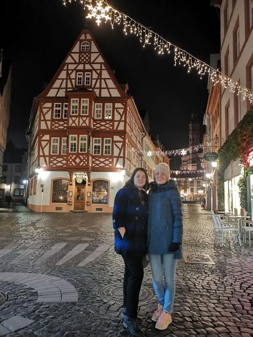 Enjoying our free time at Altstadt in Mainz