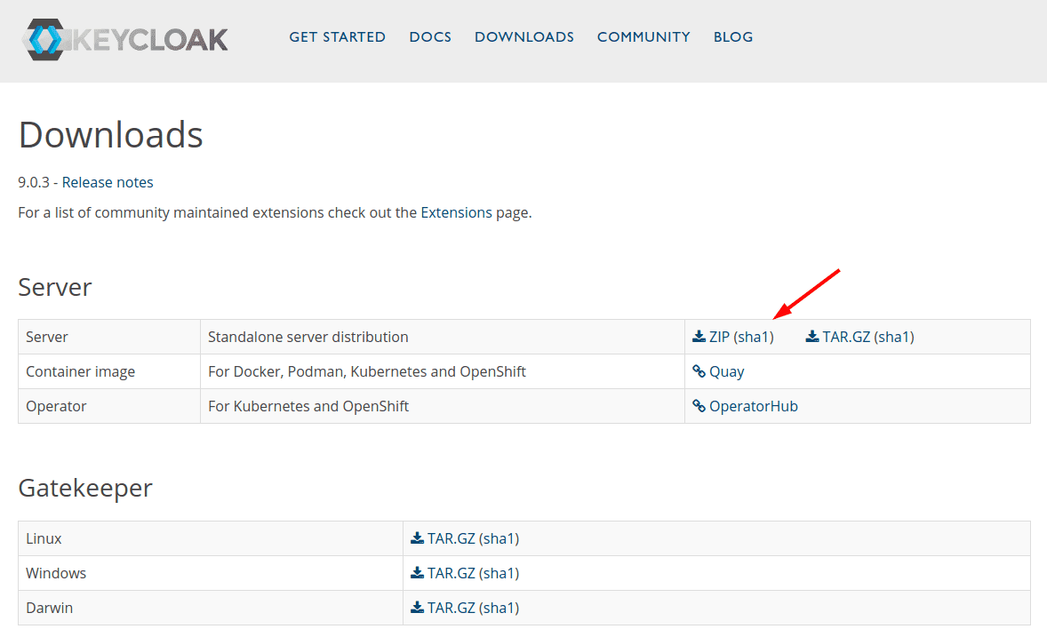 Keycloak download