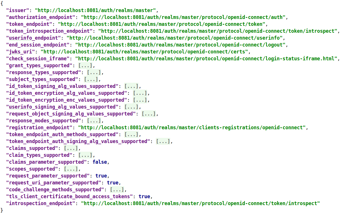 OpenID Endpoint configuration