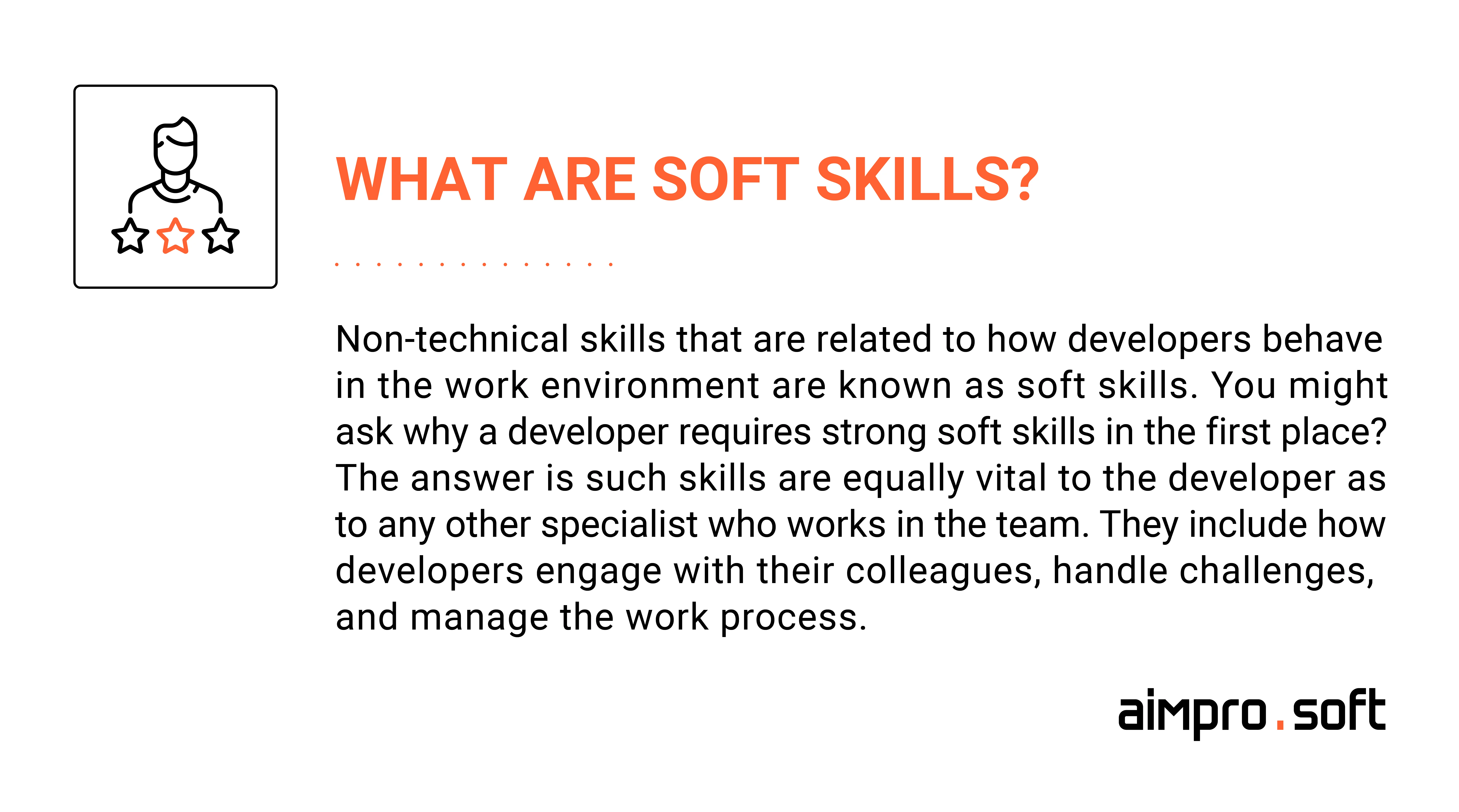 What are soft skills?