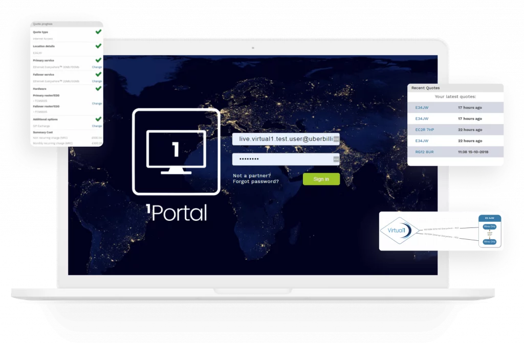 Virtual1 portal