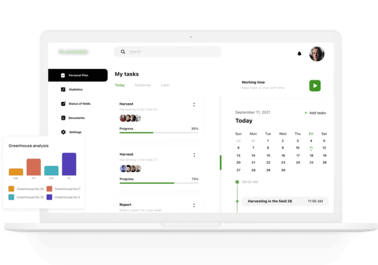 Workforce and crop management software for greenhouses project image