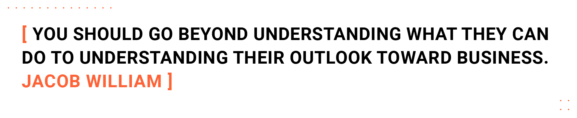 Jacob Wilhem's advice when outsourcing Java development