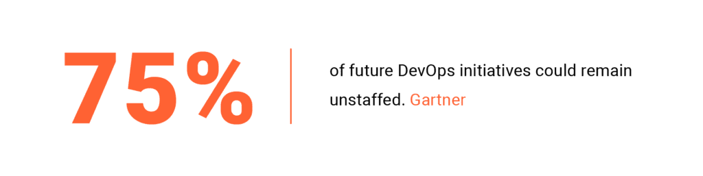 75% of future DevOps initiatives could remain unstaffed