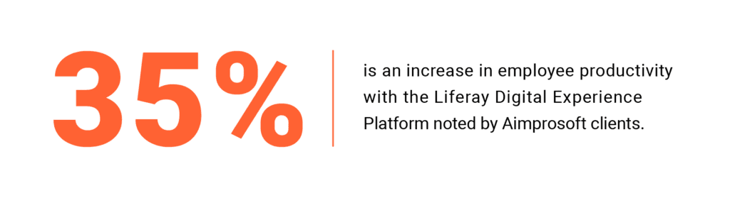 35% is an increase in employee productivity with the Liferay Digital Experience Platform noted by Aimprosoft clients 35-is-an-increase-in-employee-productivity-with-the-Liferay-Digital-Experience-Platform-noted-by-Aimprosoft-clients-150x150