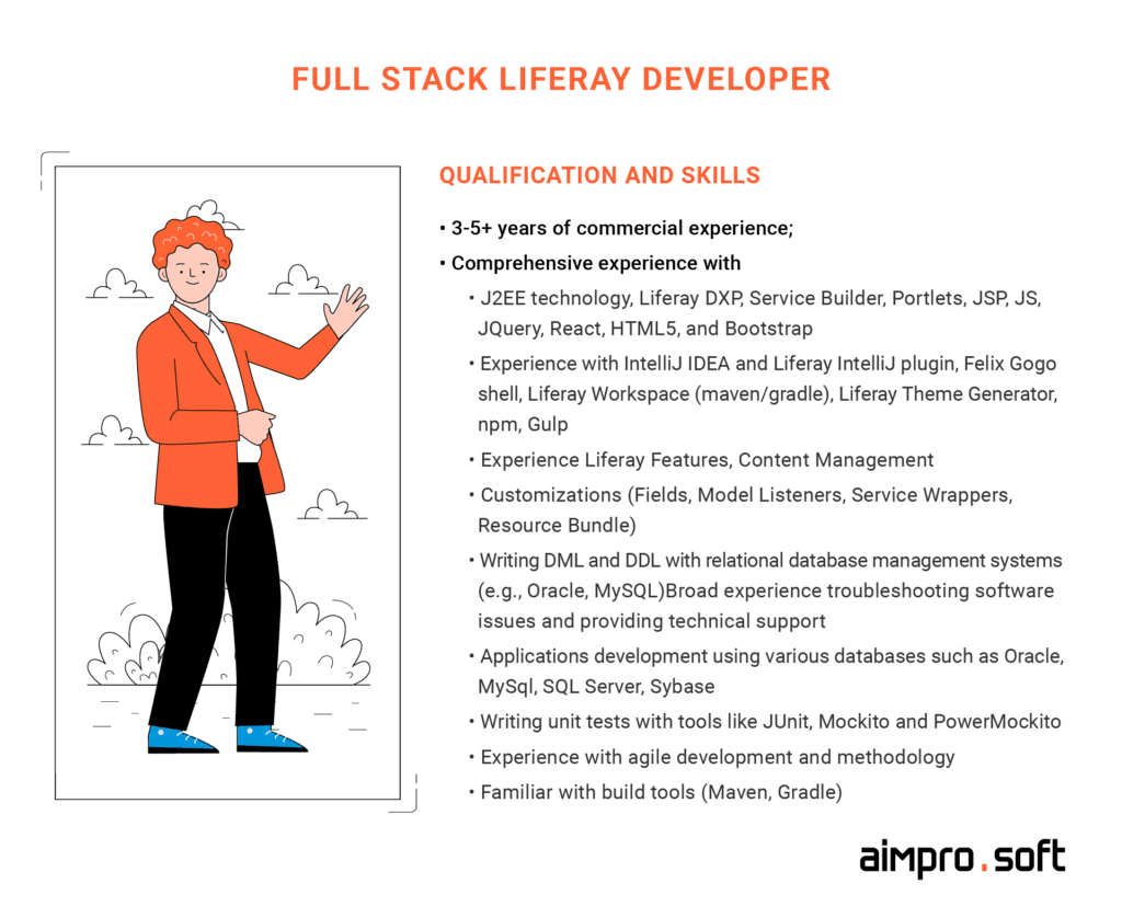 Full stack Liferay developer Full Stack Liferay developer