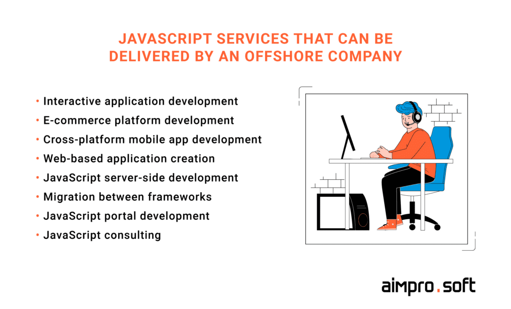 What kinds of JavaScript services can an offshore company provide you?