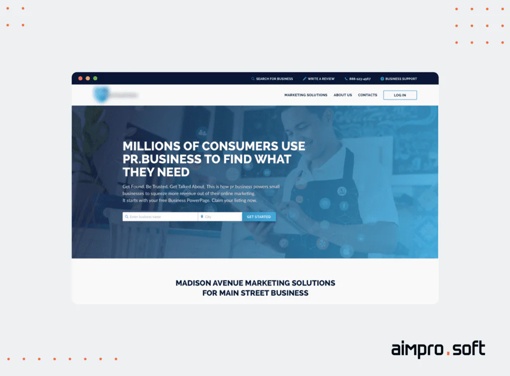 Aimprosoft provided a full-stack JavaScript website development on the development outsourcing basis Aimprosoft provided a full-stack JavaScript website development on the development outsourcing basis