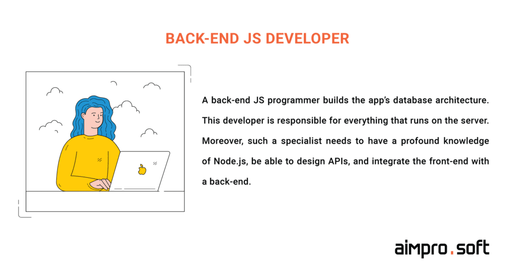 back-end JS developer responsibilities