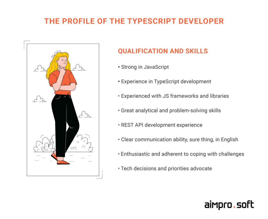 The profile of the TypeScript developer The profile of the TypeScript programmer