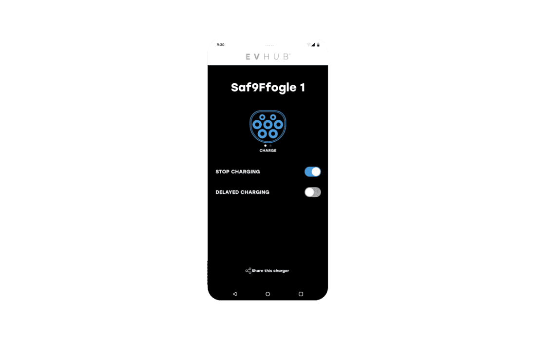 EVhub project screenshot 2