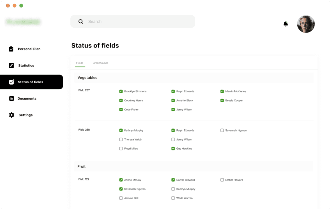 Workforce and crop management software for greenhouses project screenshot 3