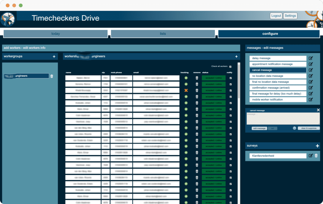 Timecheckers Drive project screenshot 1