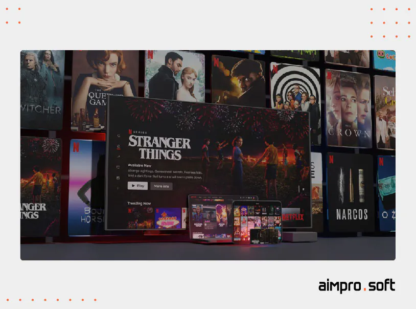 Netflix Netflix: a successfully implemented project in Angular