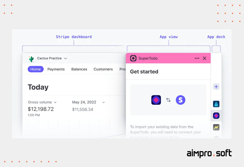 Stripe interface Stripe interface