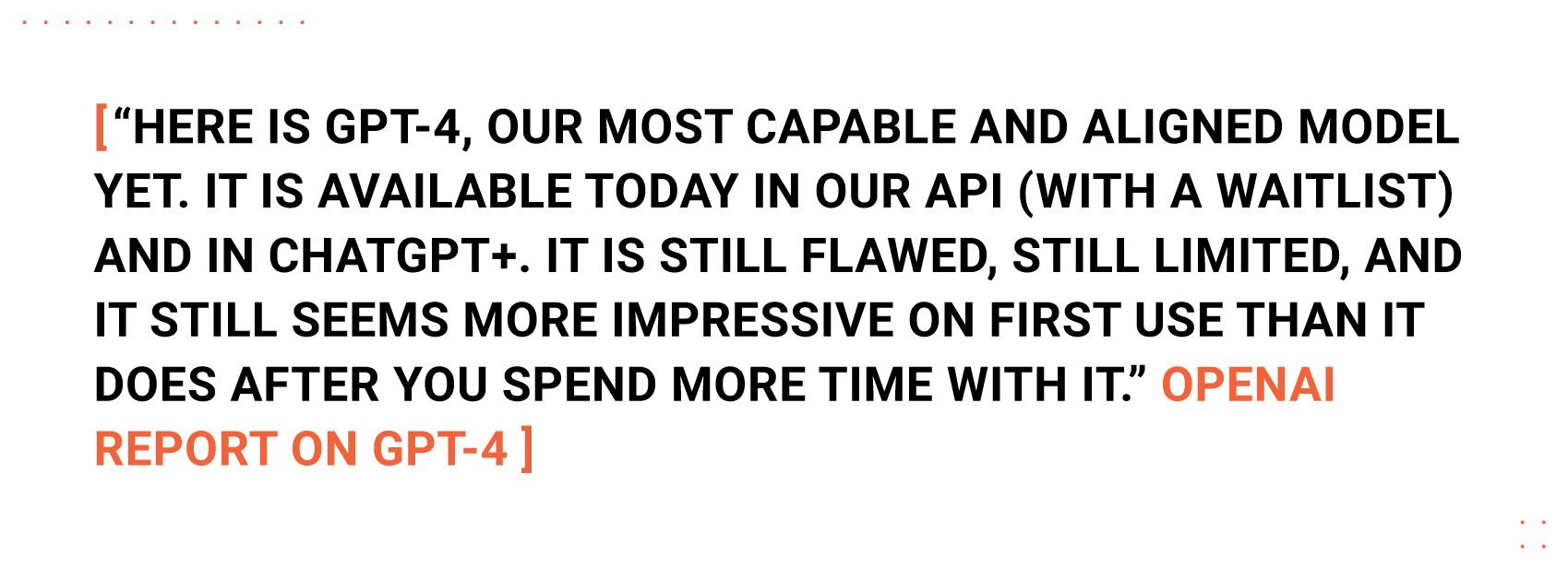 Quote from the creators of GPT Quote from the creators of GPT