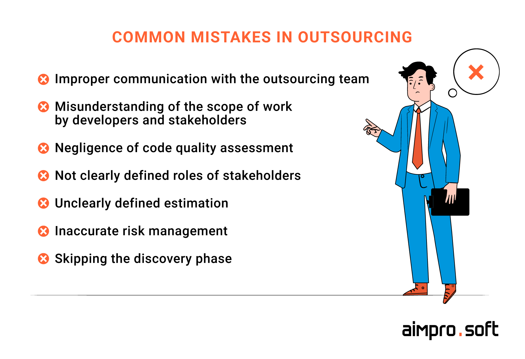 Common mistakes in outsourcing