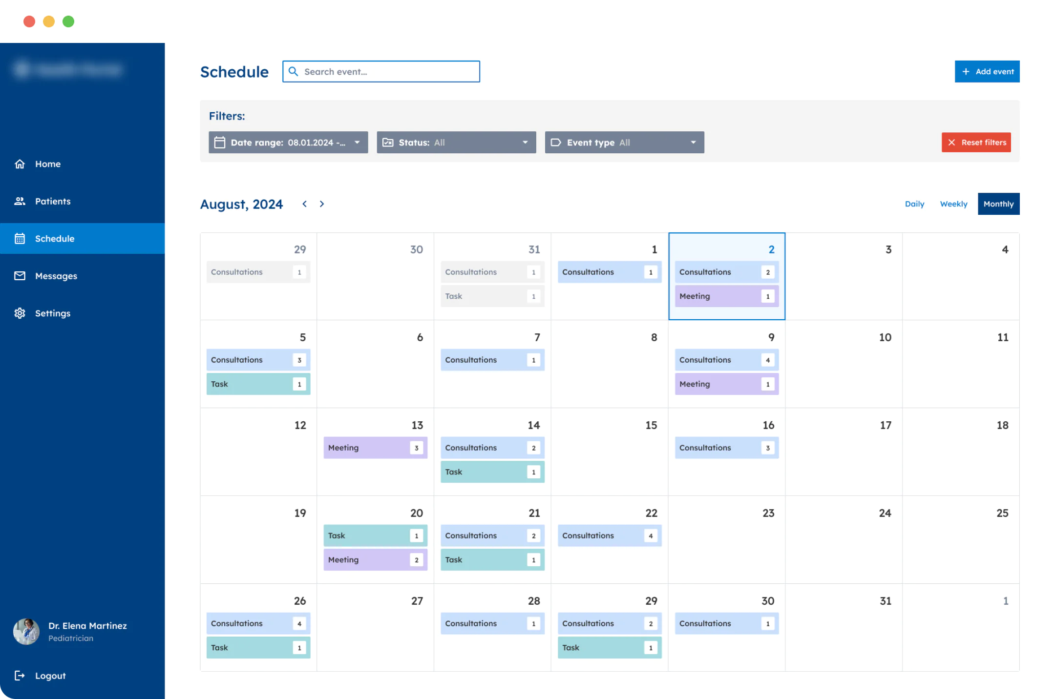 Portal for medical document management project screenshot 3