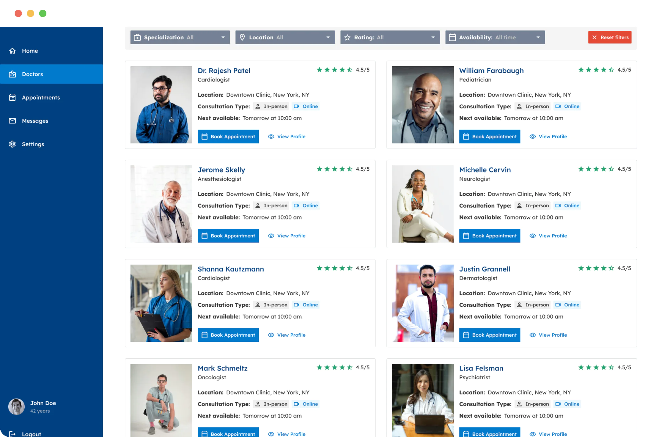 Portal for medical document management project screenshot 2