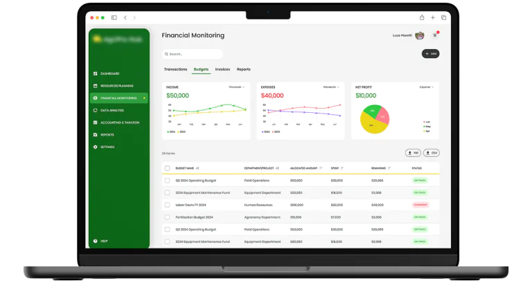Portal for workers in the agricultural sector project image