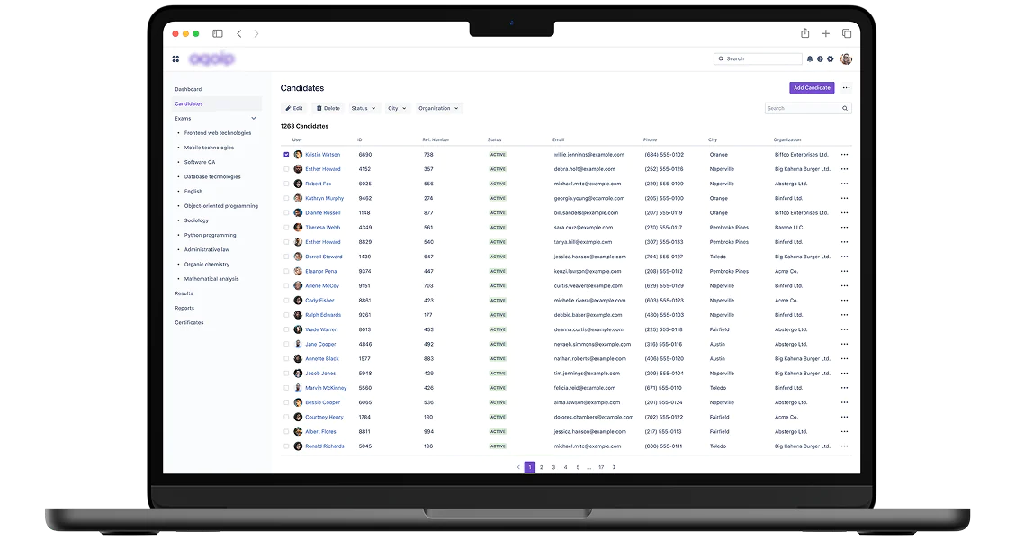 Certification platform project image