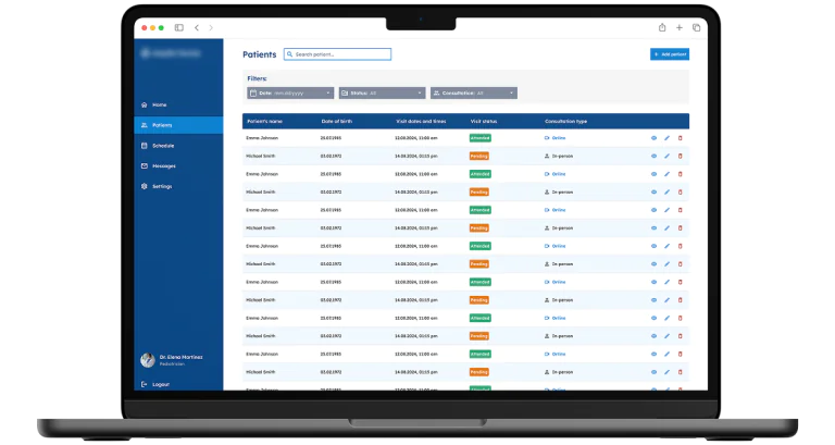 Portal for medical document management project image