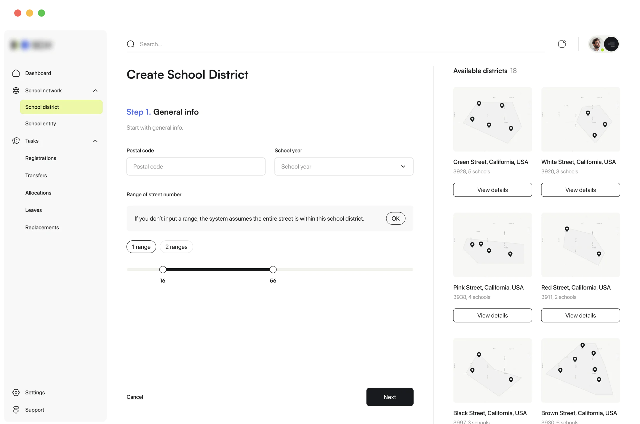 User-friendly portal for the Ministry of Education project screenshot 2