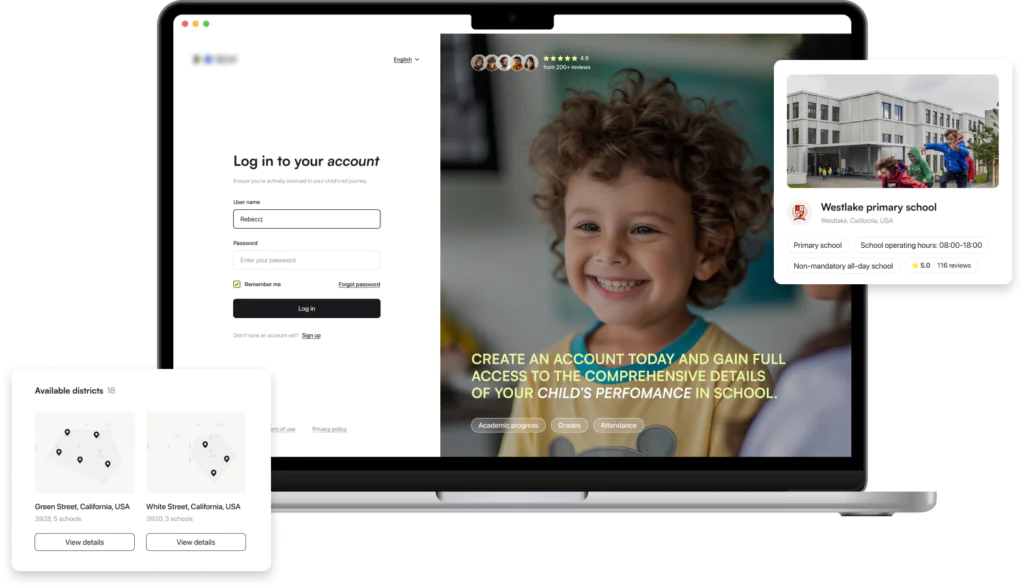 User-friendly portal for the Ministry of Education